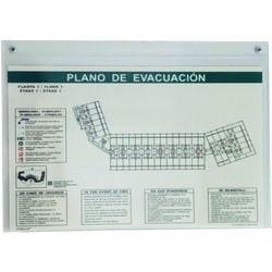 Tafelhalter Archivo 2000 10805 CS TP PS (Polystyrol) transparent