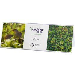 Tisch-Namensschild Archivo 2000 10404 CS TP PS (Polystyrol) transparent