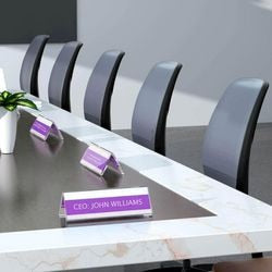 Tisch-Namensschild Archivo 2000 10406 CS TP PS (Polystyrol) transparent