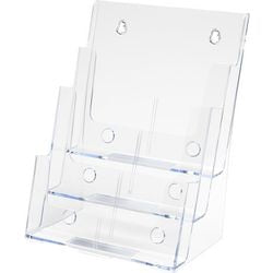 Prospekthalter deflecto 77301 transparent A4 Hochformat