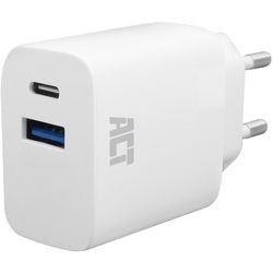 ACT-Konnektivität USB-C USB-A Ladegerät 20W mit Lieferung PPP, Quin