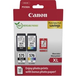 Tintenpatrone Canon 5437c006 575, 576 Cyan, Gelb, Magenta, Schwarz