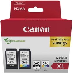 Tintenpatrone Canon 8286b012 545, 546 Cyan, Gelb, Magenta, Schwarz