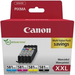 Tintenpatrone Canon 1998c007 cli-581xx b c m y