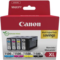 Tintenpatrone Canon 9182b010 pgi-1500xl b c m y