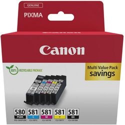 Tintenpatrone Canon 2078c007 cli-581 b c m y pgbk