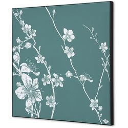 Textile Wanddekoration Showdown TFR22W400-Set-I10 400 x 400 japanische Blüte