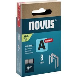 Heftklammern Novus 042-0775 Silber