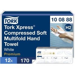 Handtuch tork 100888 h2 weiß