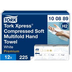 Handtuch tork 100889 h2 weiß