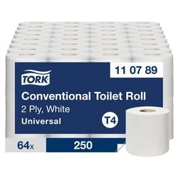 Toilettenpapier Tork T4 110789 weiß 2-lagig