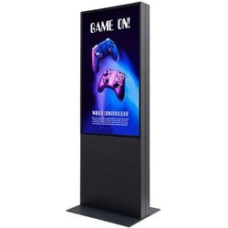 Schwarzer Showdown auf digitaler Tafel, doppelseitig