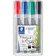 Staedtler Lumocolor Flipchart-Marker 356 mit Keilspitze – Box 4 Farben
