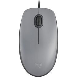 Maus Logitech M110 Silent verkabelt grau