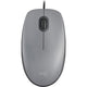 Maus Logitech M110 Silent verkabelt grau