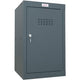 Phoenix Kleiderschrank 1 Tür Schlüsselschloss 400 x 400 x 665 mm Anthrazit, Grau
