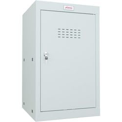 Phoenix Kleiderschrank 1 Tür Schlüsselschloss 400 x 400 x 665 mm grau