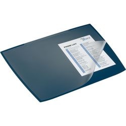 Strapazierfähige Schreibtischunterlage blau 590 x 470 mm