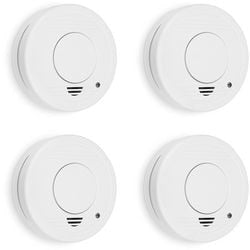 Smartwares 10.100.41 – Rauchmelder 4 Stück 85 dB – 1 Jahr Batterie, 10 Jahre Sensor – TÜV-zertifiziert – Brandmelder
