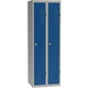 Kleiderschrank a10080.59 graues Metall 500 mm x 600 mm x 1800 mm (T x B x H)