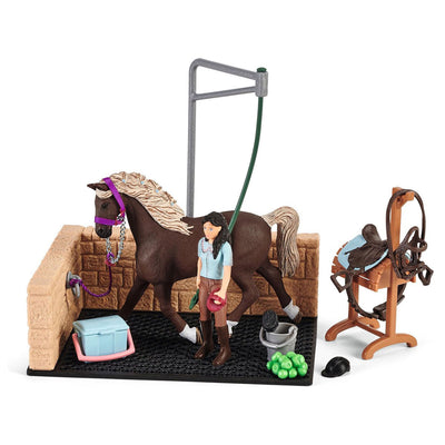 Schleich Horse Club Horse war Box mit Emily und Van Hor 42438
