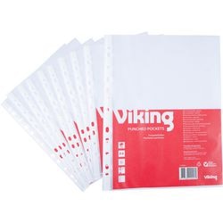 Packung mit 100 Showtaschen, transp. Viking