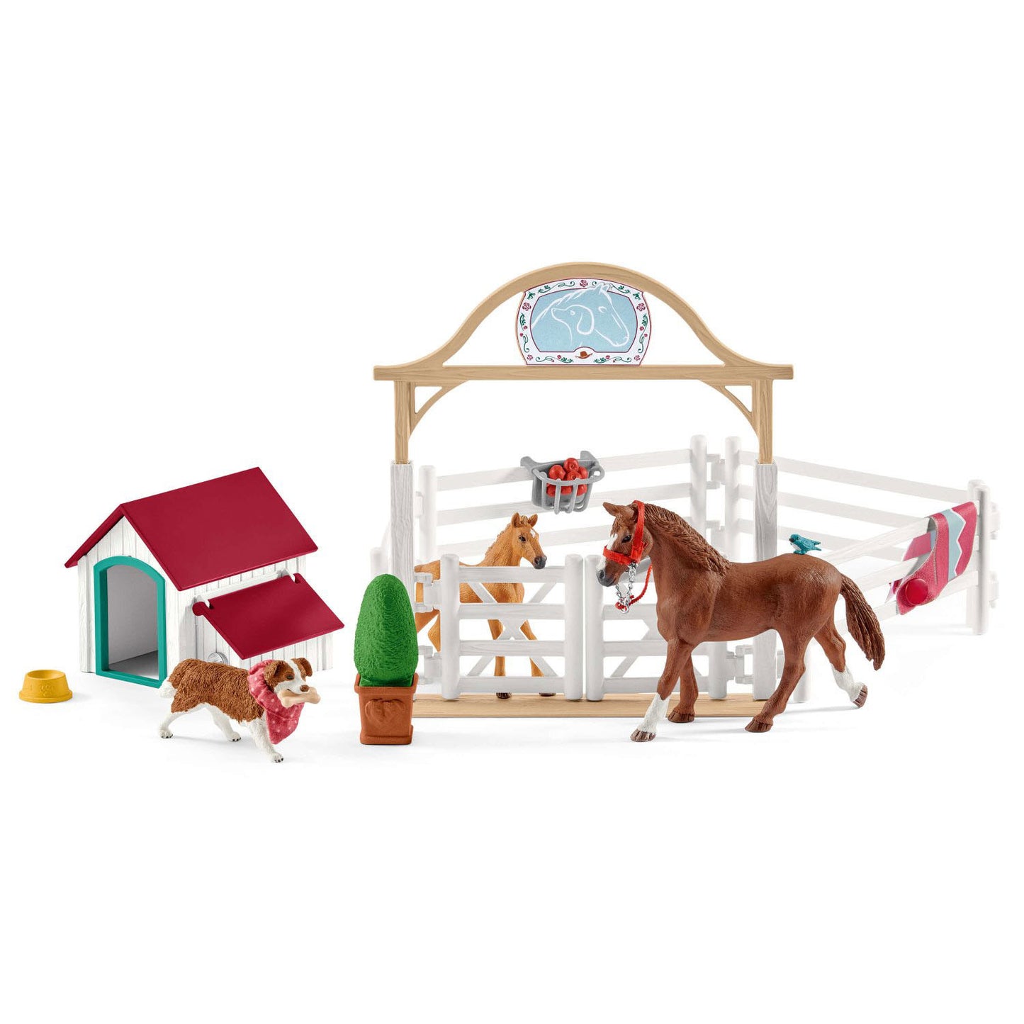 Schleich Horse Club Hannahs Gäste mit Ruby Hond 42458
