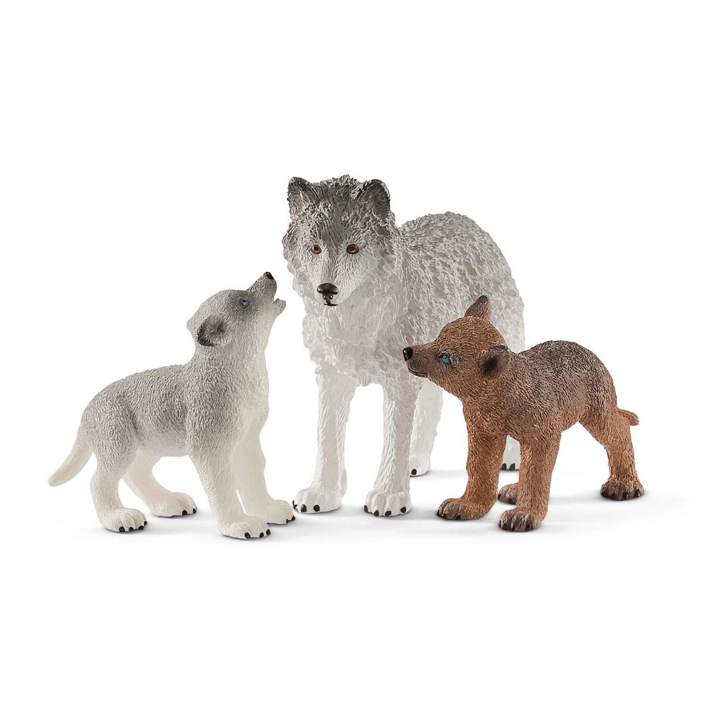 Schlich Wild Life Wolvin mit Wolvenwelpen 42472