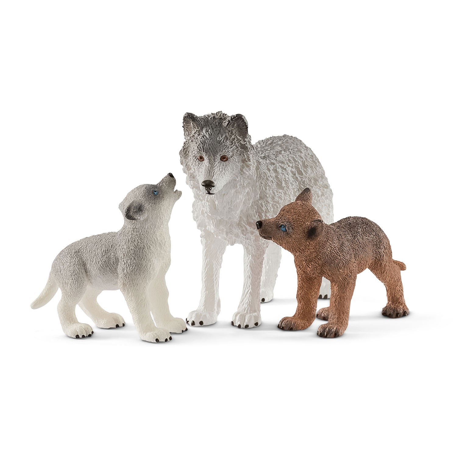 Schlich Wild Life Wolvin mit Wolvenwelpen 42472