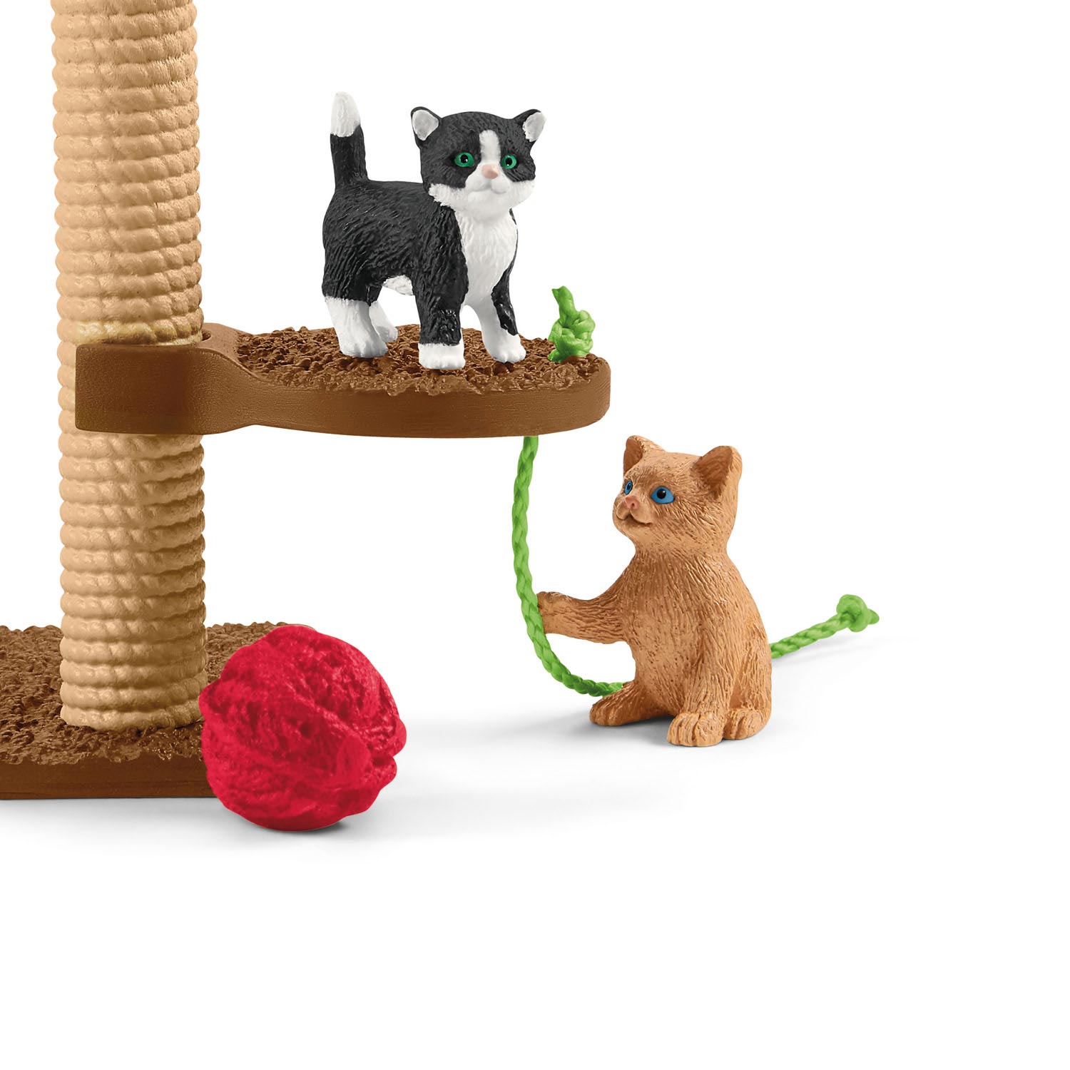 Schleich Farm World Spielzeit für süße Katzen und Katzen 42501