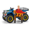 Der Flug von Schleich Dinosaur von Velociraptor auf Quad 41466