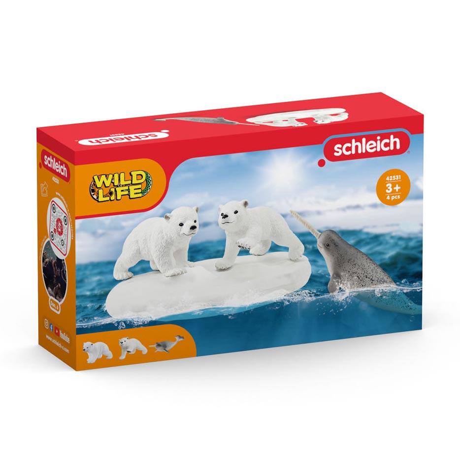 Schlich Wild Life Polar Bear Slice Party