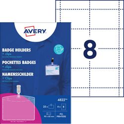 Namensschild Avery Zweckform 4822