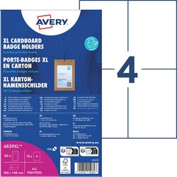 Visitenkarte avery zweckform 4839xl