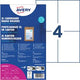 Visitenkarte avery zweckform 4839xl