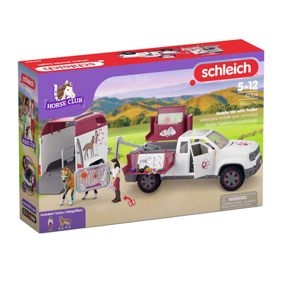 Schleich 42704 Mobiler Tierarzt mit Trailer