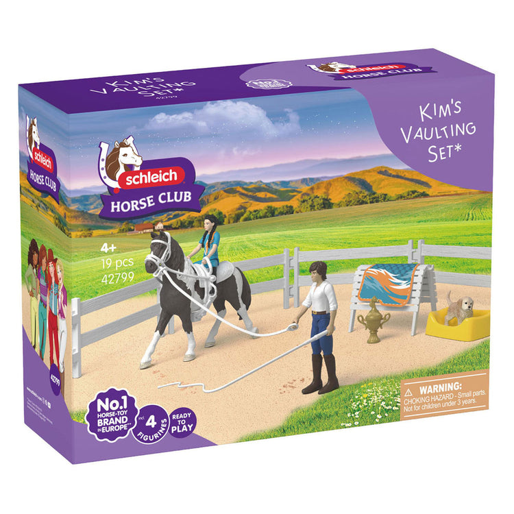 Schleich Horse Club Kim's Voltigier-Set 42799
