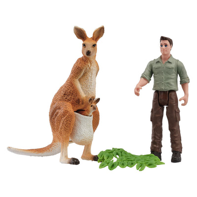 Schleich Wildtier-Känguru-Tour mit dem Ranger 81540