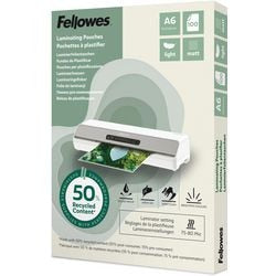 Laminierfolien Fellowes 100143438 transparent A6 matt