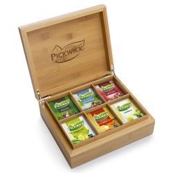 Pickwick professionelle Teetruhe Bambus 12 Fächer