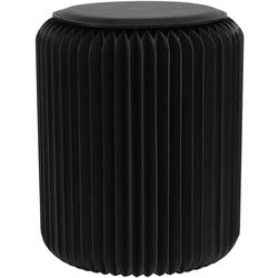 Die Maße des Hockers powered by paperflow black betragen 300 (B) x 300 (T) x 420 (H) mm