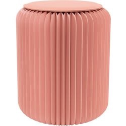 Die Maße des Hockers powered by Paperflow Pink betragen 300 (B) x 300 (T) x 420 (H) mm