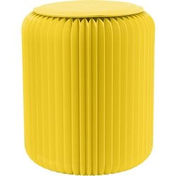 Die Maße des Hockers powered by Paperflow Yellow betragen 300 (B) x 300 (T) x 420 (H) mm
