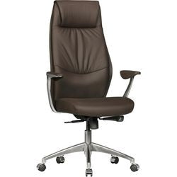 Bürostuhl Amstyle Synchronmechanik höhenverstellbare Armlehne braun 120kg