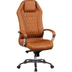 Amstyle Bürostuhl Permanentkontakt höhenverstellbare Armlehne braun 120 kg