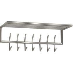 Wandgarderobe Wohnling 7 Haken silber