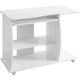 Computertisch Wohnling rechteckig weiß 900 x 500 x 710 mm Spanplatte