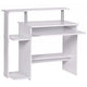 Computertisch Wohnling rechteckig weiß 940 x 485 x 905 mm Spanplatte