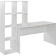 Wohnling Schreibtisch rechteckig weiß 1.700 x 590 x 1.435 mm MFC