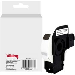 Etikettenrolle Viking DK-11204 Brother schwarz auf weiß